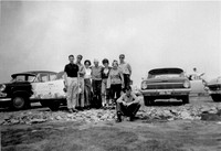 Cars at Rawson Pass 1962