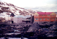 KAC Lodge  (on right) 1962, before the fire of 1963