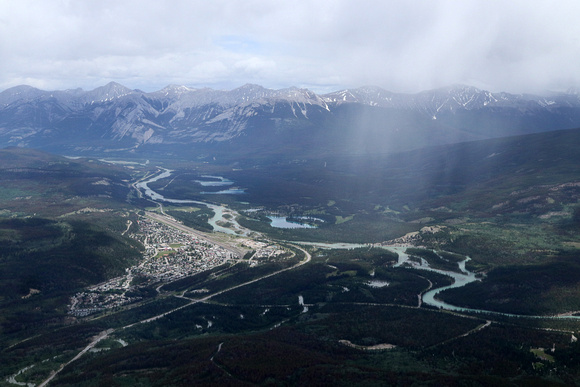 View of Jasper from the Sky Tram
