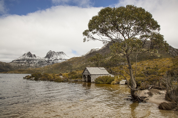 Boat shed at Dove Lake, Cradle Mountain